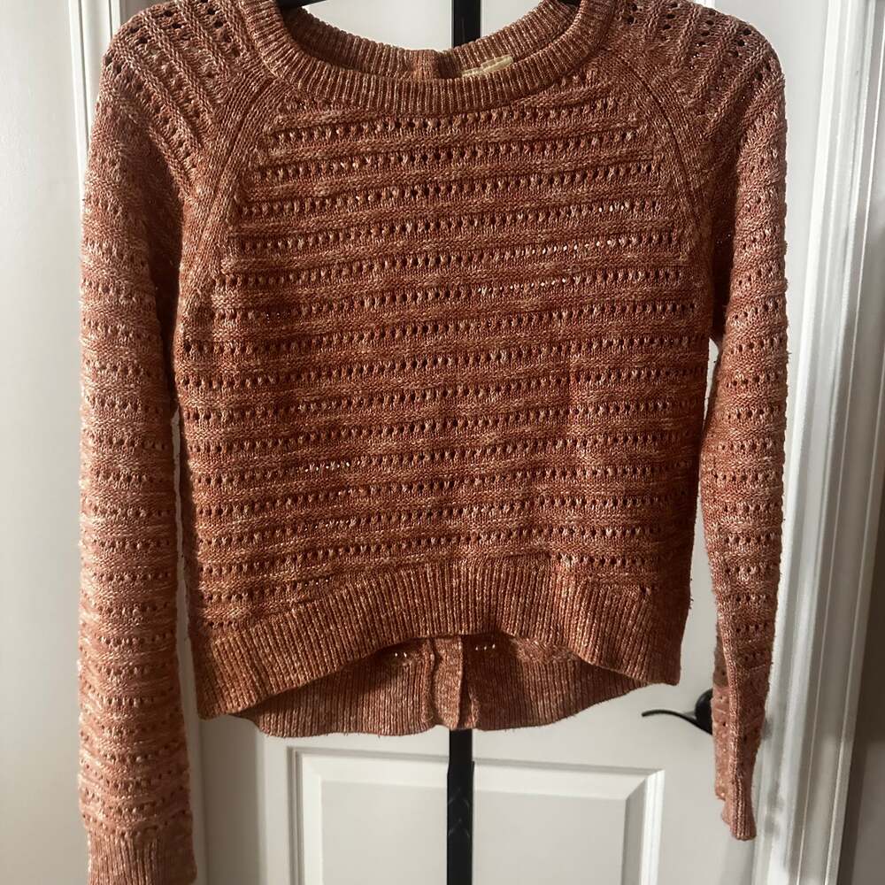 Moth Anthropologie Salina Open Stitch Sweater